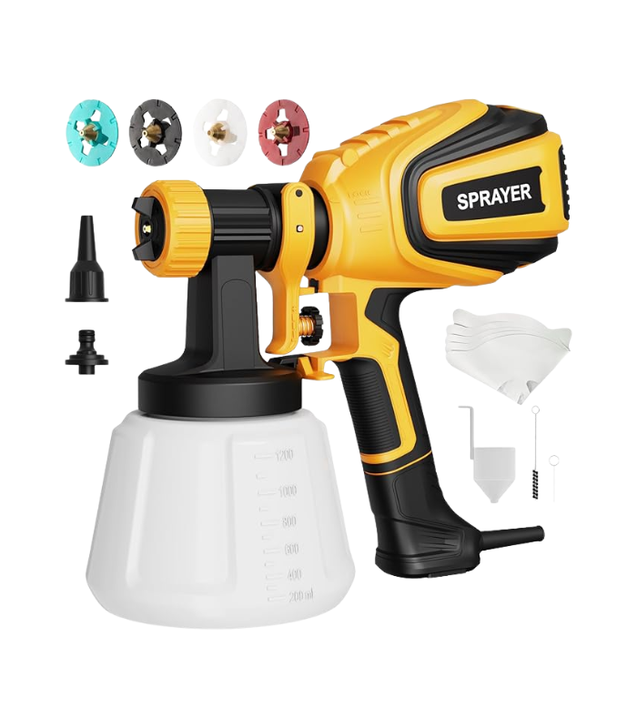 24 HVLP Spray Gun with Cleaning & Blowing Joints - Image 1