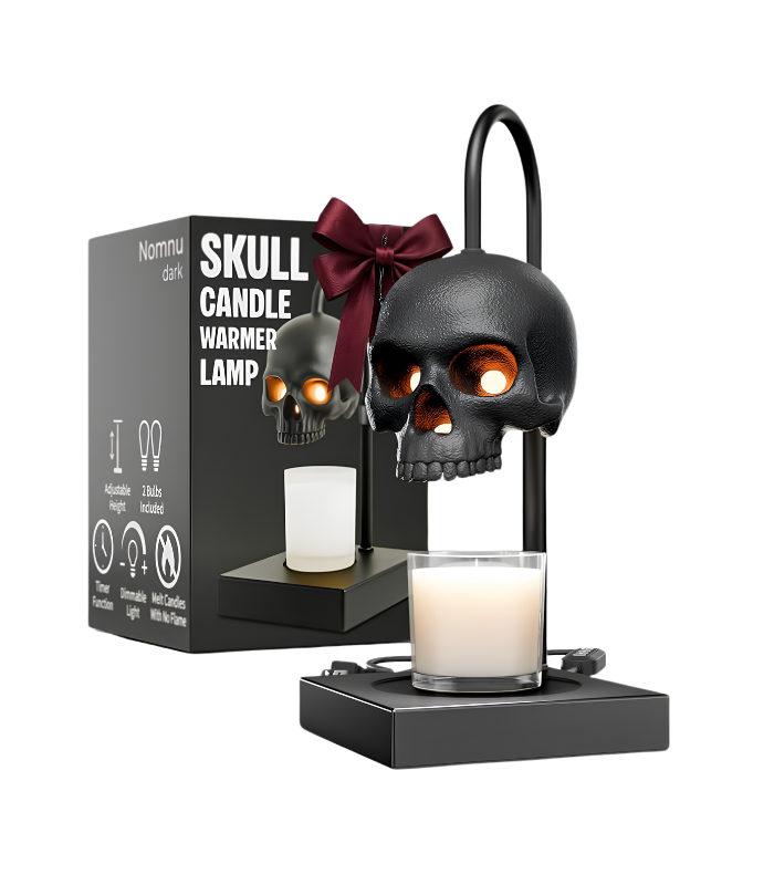 30 Skull Candle Warmer Lamp with Timer and Dimmer - Image 1