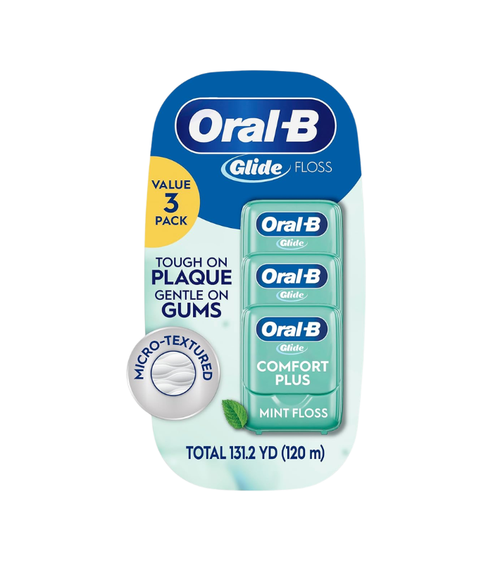 37 Oral-B Glide Dental Floss, Comfort Plus Mint - Image 1
