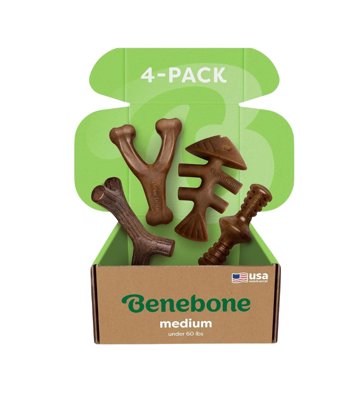 50 Benebone Medium 4-Pack Dog Toys - Image 1